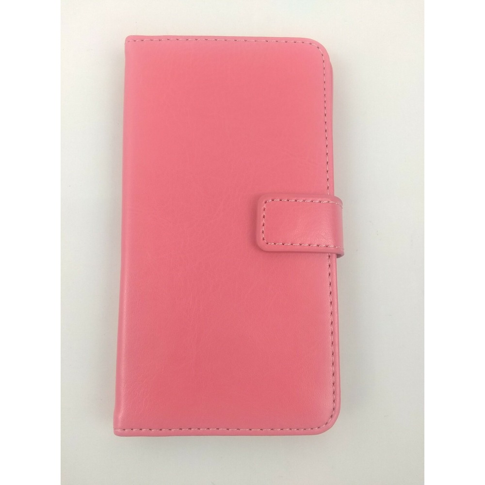 Bear Motion Samsung Galaxy Note 4 Case Rose Pink Leather Wallet Card Holder